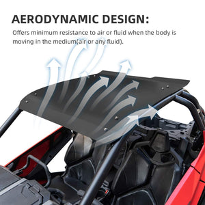 Aluminum Black Hard Roof Top For Polaris RZR PRO XP by Kemimoto B0112-00801BK Roof B0112-00801BK Kemimoto