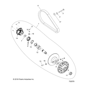 Angular Contact Ball Bearing by Polaris 3234203 OEM Hardware P3234203 Off Road Express