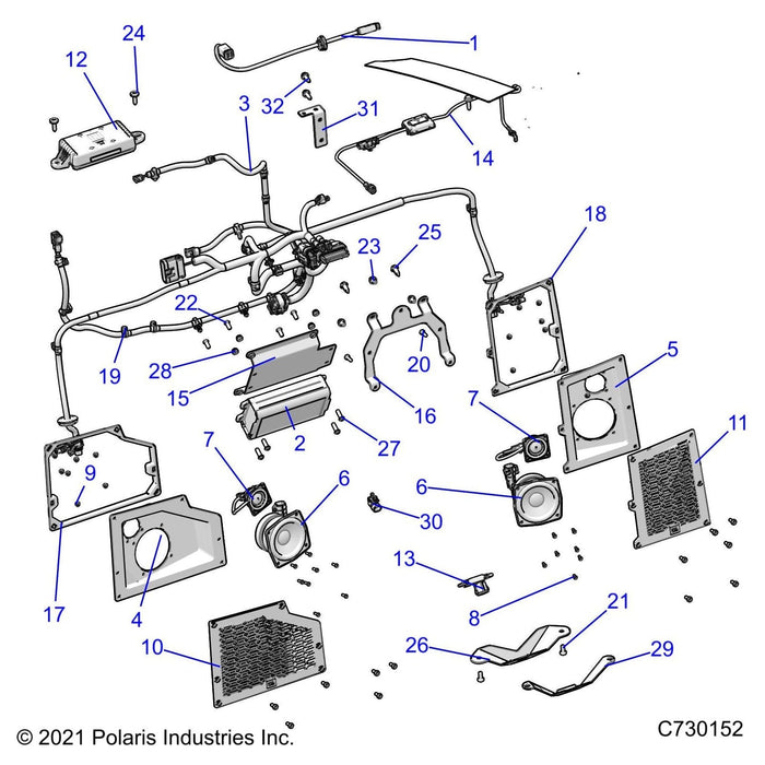 Antenna,Am-Fm by Polaris