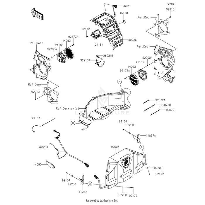 Antenna,Am/Fm Radio by Kawasaki