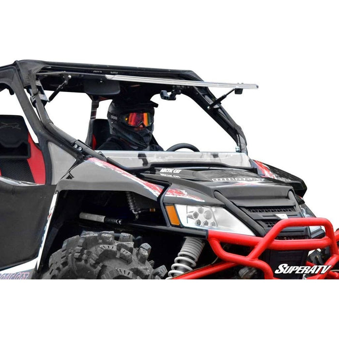 Arctic Cat Wildcat Scratch Resistant Flip Windshield by SuperATV