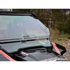 Arctic Cat Wildcat Scratch Resistant Flip Windshield by SuperATV FWS-AC-WC-70 Folding Windshield FWS-AC-WC-70 SuperATV