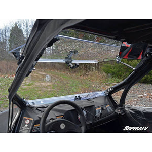 Arctic Cat Wildcat Scratch Resistant Flip Windshield by SuperATV FWS-AC-WC-70 Folding Windshield FWS-AC-WC-70 SuperATV