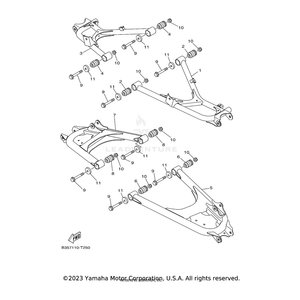 Arm 1 by Yamaha 2MB-F217M-01-00 OEM Hardware 2MB-F217M-01-00 Off Road Express