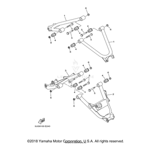 Arm 1 by Yamaha 5UG-F217M-10-00 OEM Hardware 5UG-F217M-10-00 Off Road Express