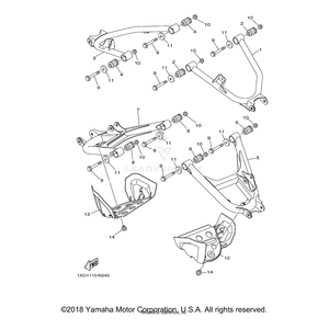 Arm 2 by Yamaha 1XD-F217N-01-00 OEM Hardware 1XD-F217N-01-00 Off Road Express