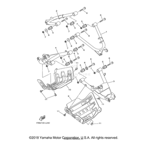 Arm 2 by Yamaha 5B4-F217N-00-00 OEM Hardware 5B4-F217N-00-00 Off Road Express