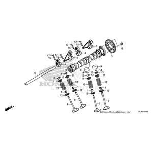 Arm A, Ex. Rocker by Honda 14410-HL4-000 OEM Hardware 14410-HL4-000 Off Road Express Peach St