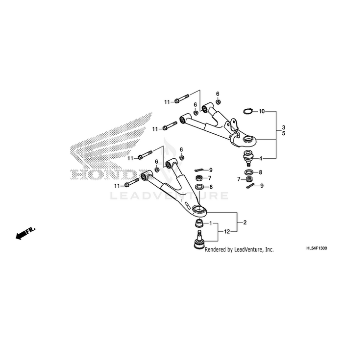 Arm Assembly, Front (Lower) by Honda