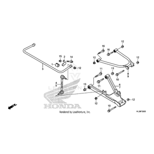 Arm Assembly, Left Rear (Lower) by Honda 52360-HL3-A00 OEM Hardware 52360-HL3-A00 Off Road Express Peach St