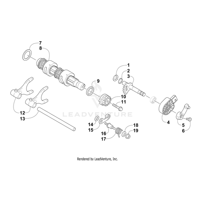 Arm,Gear Select-Assy By Arctic Cat