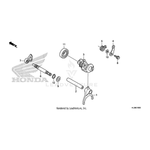 Arm, Gearshift by Honda 24682-HN8-003 OEM Hardware 24682-HN8-003 Off Road Express Peach St