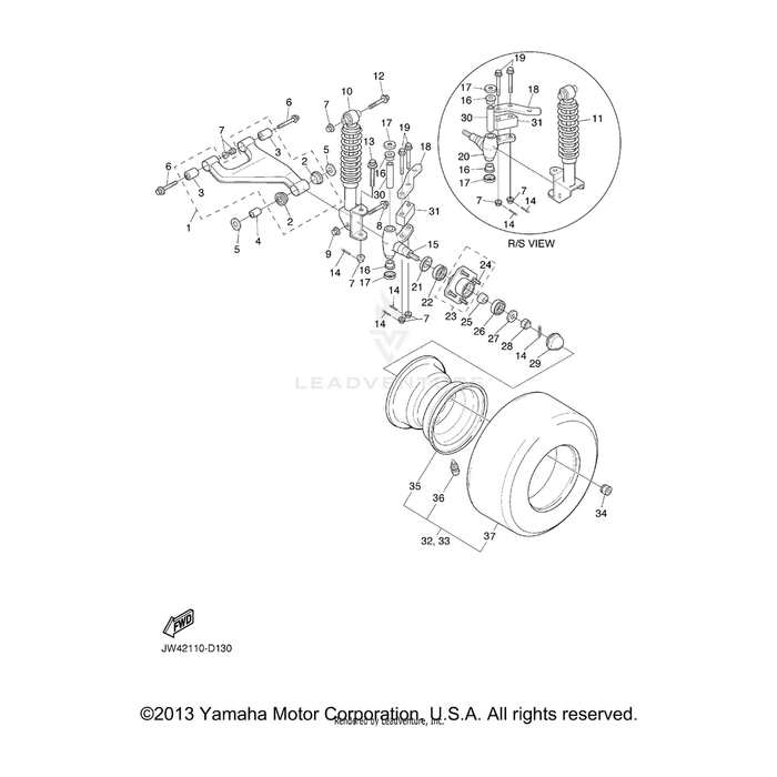 Arm, Knuckle 1 by Yamaha