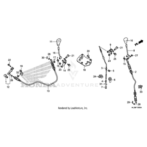 Arm, Mode Select by Honda 54021-HL3-A00 OEM Hardware 54021-HL3-A00 Off Road Express Peach St