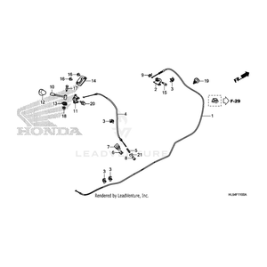 Arm, Mode Select by Honda 54021-HL5-A00 OEM Hardware 54021-HL5-A00 Off Road Express Peach St