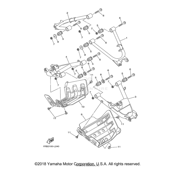 Arm, Rear 1 by Yamaha