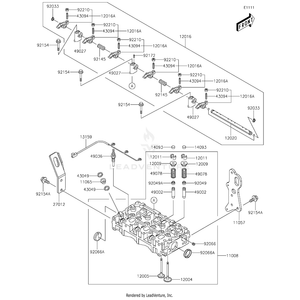 Arm-Rocker by Kawasaki 12016-0044 OEM Hardware 12016-0044 Off Road Express Peach St