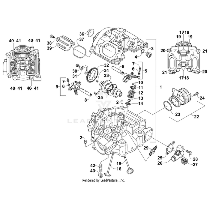 Arm, Valve Rocker - Exhaust By Arctic Cat