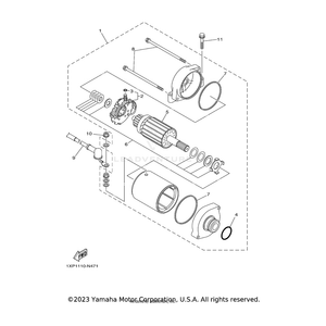 Armature Assembly by Yamaha 4NK-81850-00-00 OEM Hardware 4NK-81850-00-00 Off Road Express