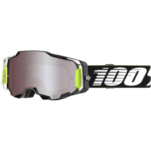 Armega Goggles - Racr - Hiper Silver Mirror By 1 50003-00007 Goggles 2601-3132 Parts Unlimited Drop Ship