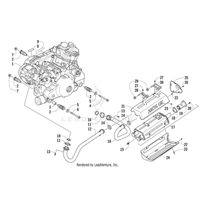 Arrester, Spark - Assembly By Arctic Cat 0512-585 OEM Hardware 0512-585 Off Road Express