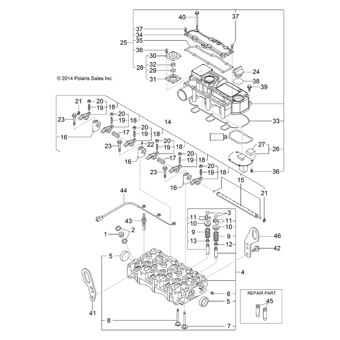 Asrm Assy,Rocker by Polaris