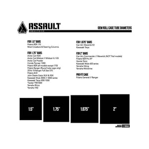 Assault Industries 4" x 3" UTV Registration Plate (Universal) by SuperATV SuperATV