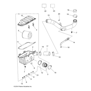 Assembly-Airbox Base by Polaris 1208755 OEM Hardware P1208755 Off Road Express