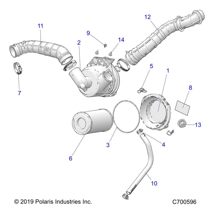 Assembly-Airbox Clip by Polaris