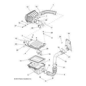 Assembly-Bellhousing by Polaris 1204787 OEM Hardware P1204787 Off Road Express