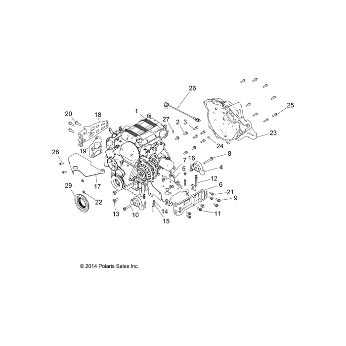 Assembly-Bellhousing by Polaris