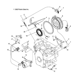 Assembly,Bolt And Washer by Polaris 3088809 OEM Hardware P3088809 Off Road Express