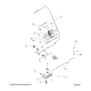 Assembly-Bottle,Washer,Pump,Gen2 by Polaris 2638518 OEM Hardware P2638518 Off Road Express