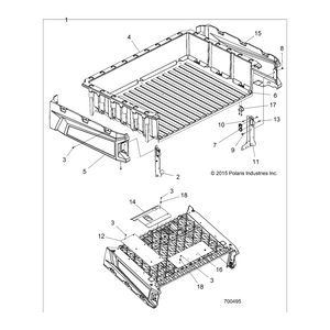 Assembly-Box,Cargo,Short,3P,Fs,Blk by Polaris 2636007-070 OEM Hardware P2636007-070 Off Road Express Drop Ship