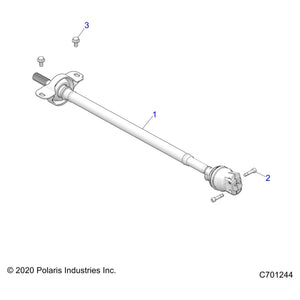 Assembly-Bracket,Prop Mount by Polaris 1026097 OEM Hardware P1026097 Off Road Express