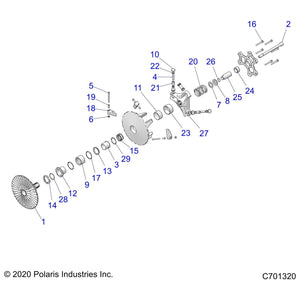 Assembly-Brg,Idle,Ebs,15Deg,Gpp by Polaris 1327166 OEM Hardware P1327166 Off Road Express