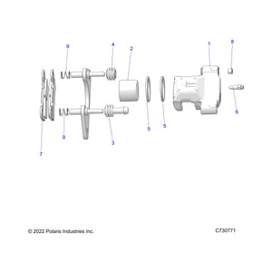 Assembly-Brk-Cal-Rl-Sb1.5-Grooved by Polaris 1914017 OEM Hardware P1914017 Off Road Express