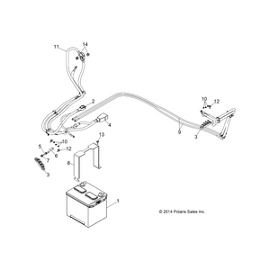 Assembly-Cable,Bat To Acc Term by Polaris 4013374 OEM Hardware P4013374 Off Road Express