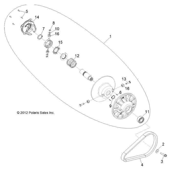 Assembly-Cam,58-65P,34Deg.75Rad,1.2 by Polaris