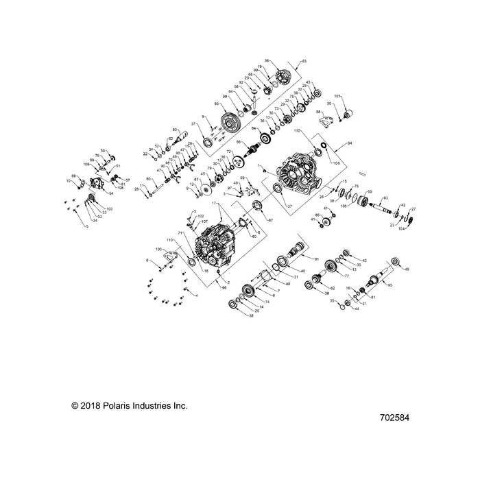 Assembly-Case,Lh(412917) by Polaris