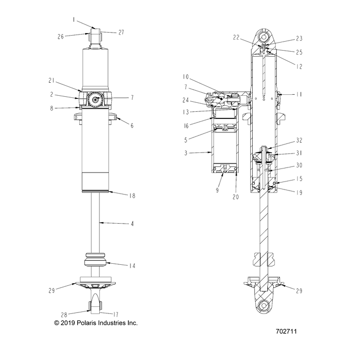 Assembly-Check Valve 1145712-4 by Polaris