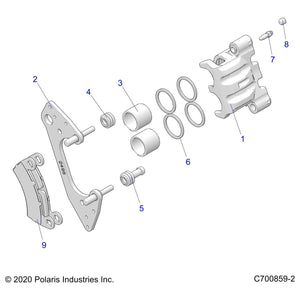 Assembly-Clpr,Db1.375 ,Xl,Ss,Lh by Polaris 1913601 OEM Hardware P1913601 Off Road Express