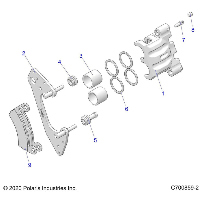 Assembly-Clpr,Db1.375 ,Xl,Ss,Lh by Polaris