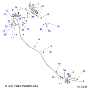 Assembly-Clpr,Pb,Serv,Zs by Polaris 1913529 OEM Hardware P1913529 Off Road Express