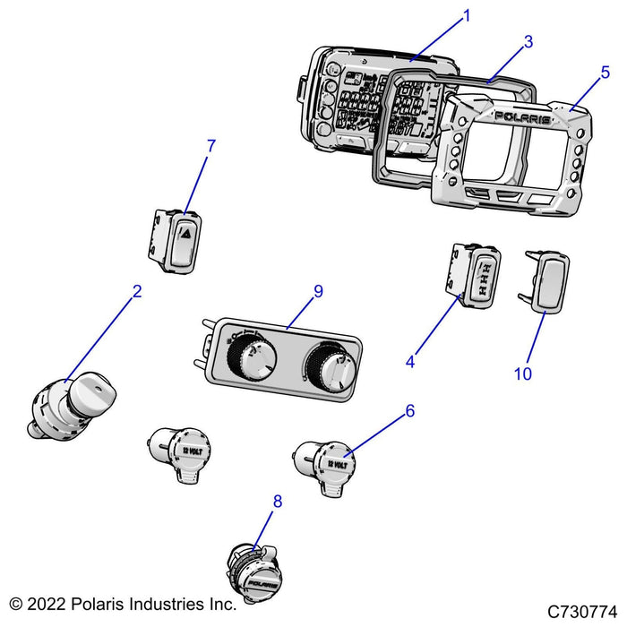 Assembly-Clsr,B1,256K,Atv/Sxs,Int by Polaris