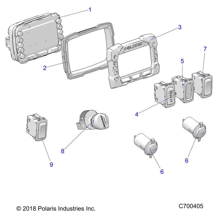 Assembly-Clstr,B1,256K,Atv/Sxs by Polaris