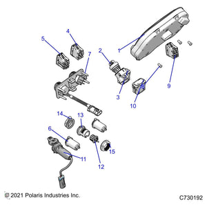 Assembly-Cluster,250K,C4,Abs,Tr by Polaris 3286915 OEM Hardware P3286915 Off Road Express