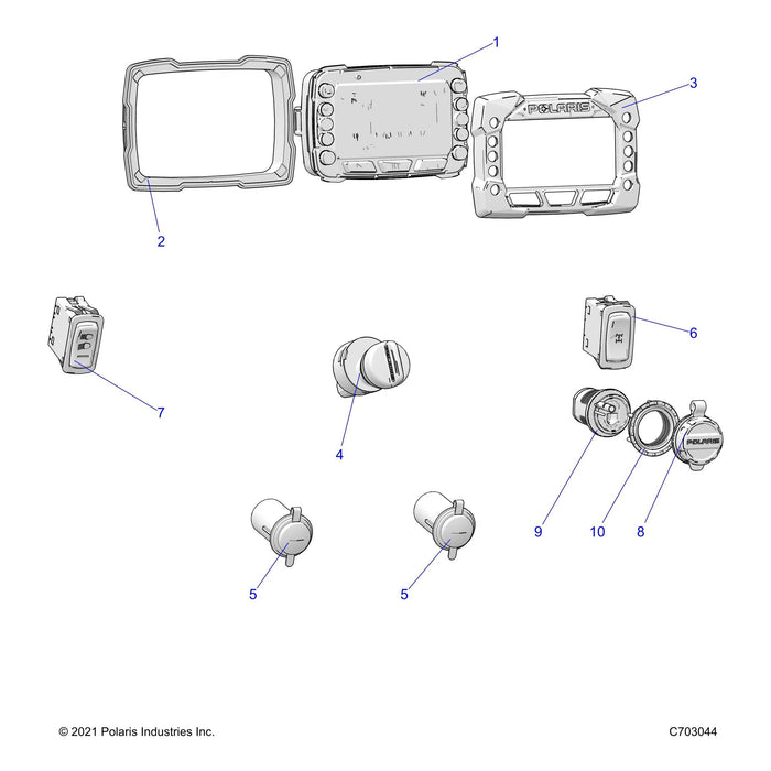 Assembly-Cluster,B1,256K,Atv/Sxs by Polaris