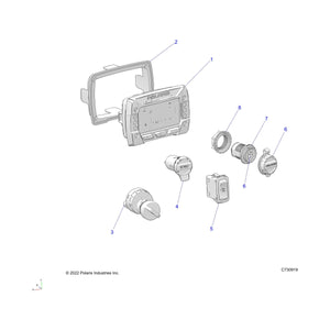 Assembly-Cluster,B1,Sxs,Base,Nas by Polaris 3286941 OEM Hardware P3286941 Off Road Express