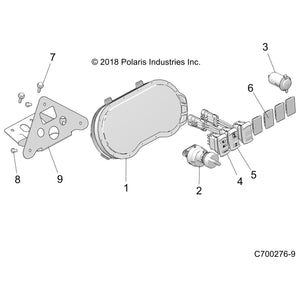 Assembly-Cluster,C4,Abs,Tr by Polaris 3280761 OEM Hardware P3280761 Off Road Express